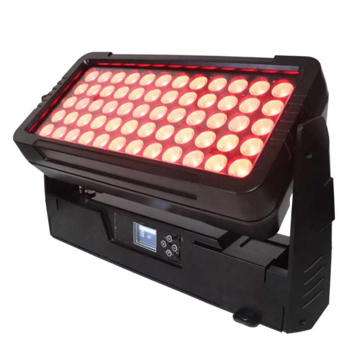 60pcs 10W RGBW 4in1  waterproof IP65 LED city color light for stage outdoor wash beam lights